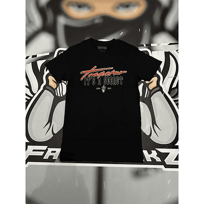 Camiseta trapstar london its a secret ss25 black