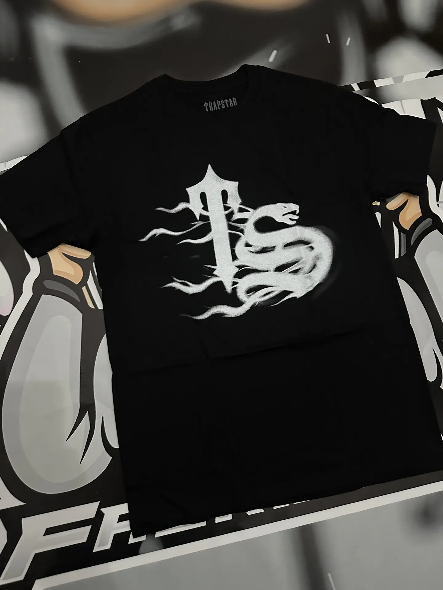 Camiseta trapstar TS Flame Black 2
