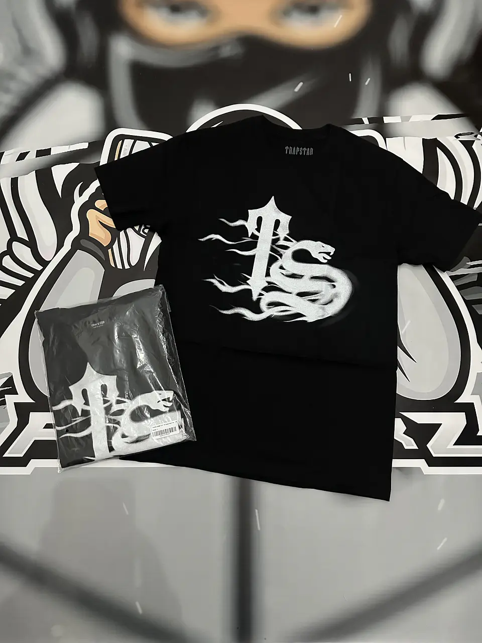 Camiseta trapstar TS Flame Black 3