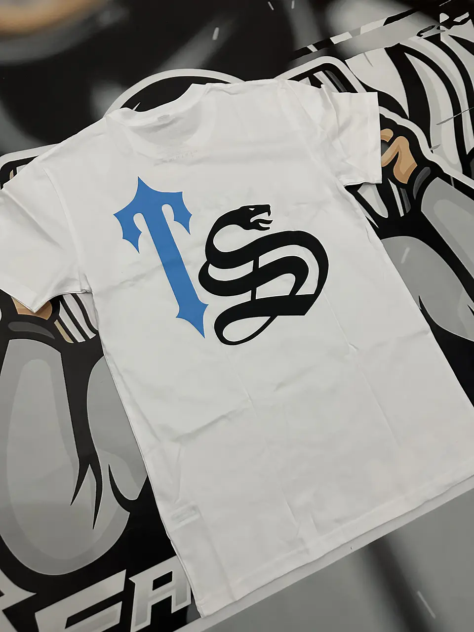 Camiseta trapstar Script 2.0 White  4