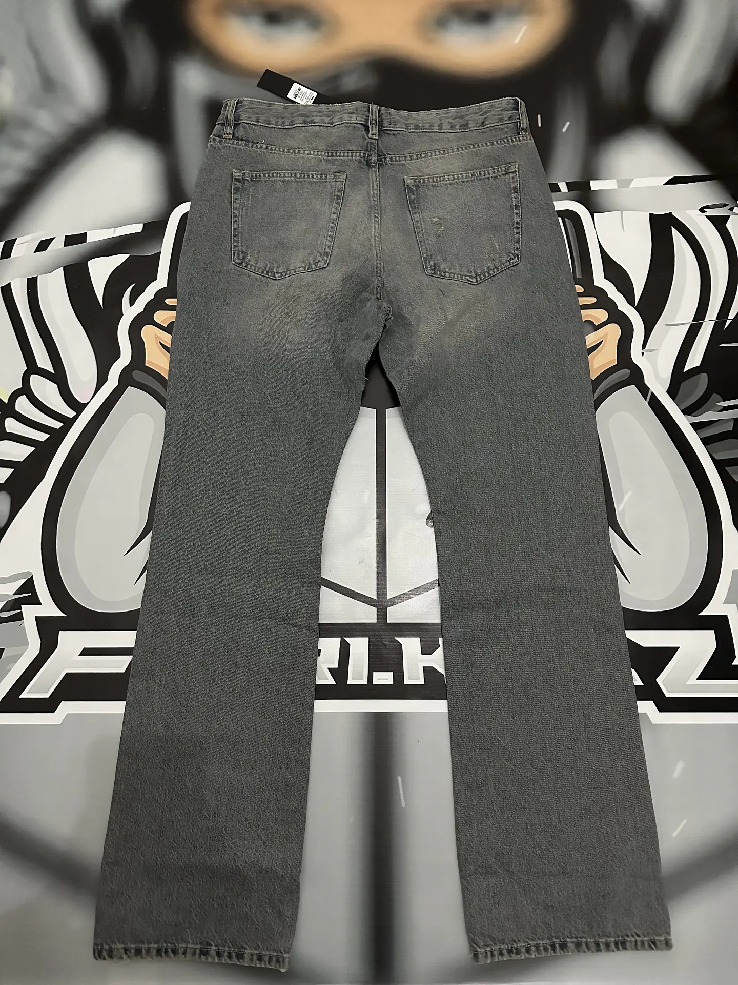 Jeans Fashion Nova Flaree Grey 3