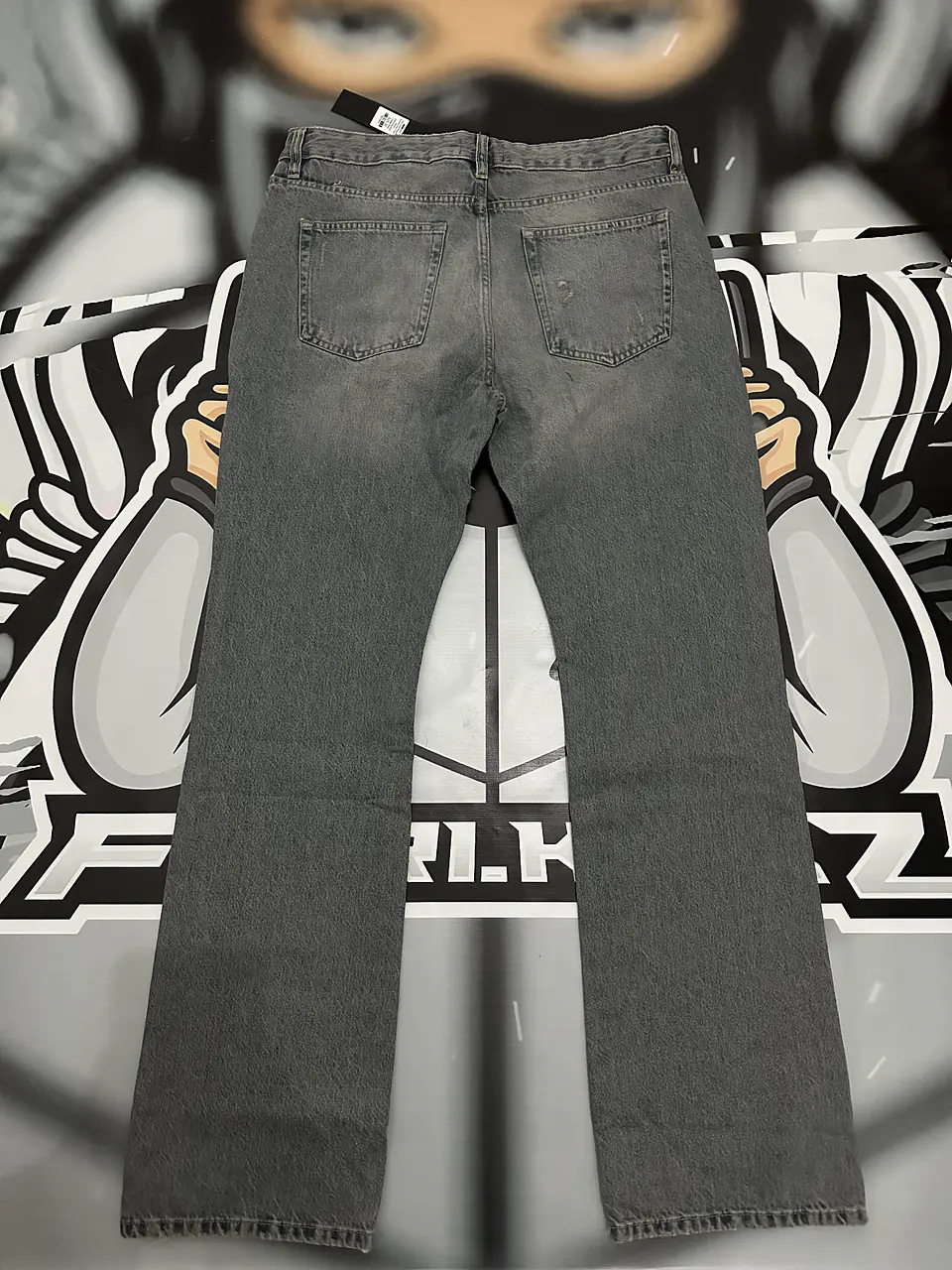 Jeans Fashion Nova Flaree Grey 3
