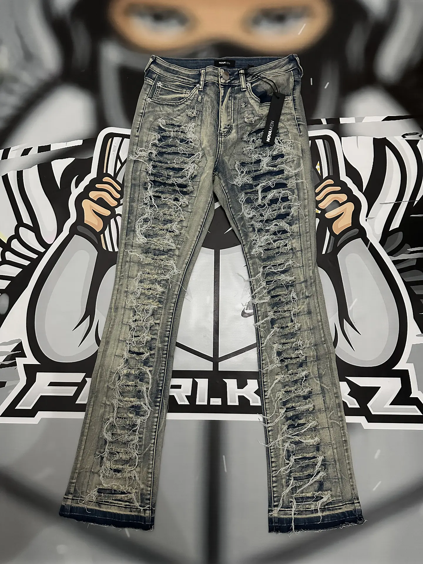 Jeans Fashion Nova Flaree threads 1
