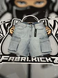 Short Fashion Nova Cargo Jeans sky blue - Miniatura 1
