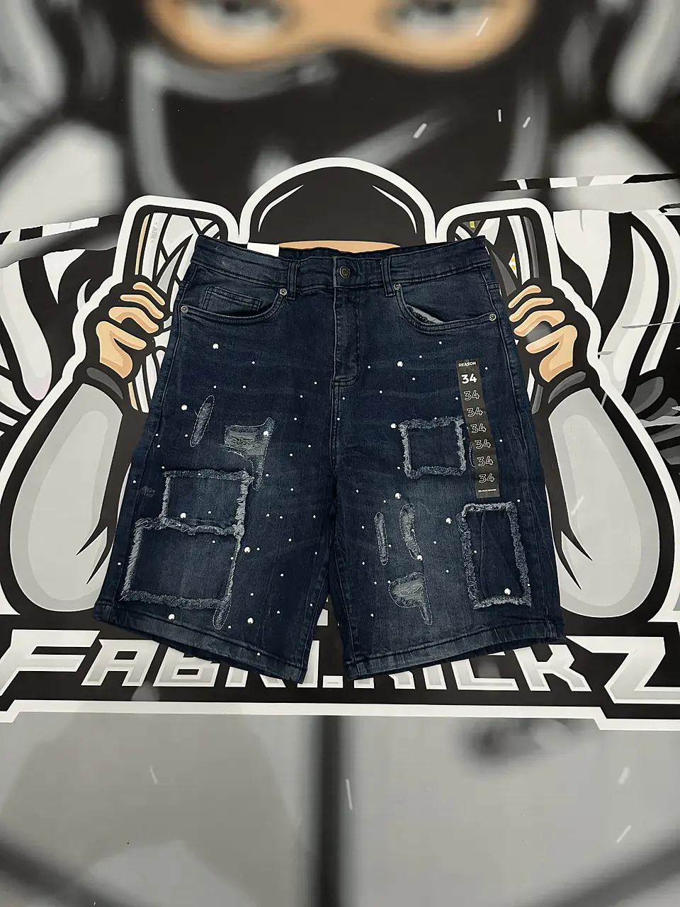 Short Fashion Nova Jeans worn blue 1