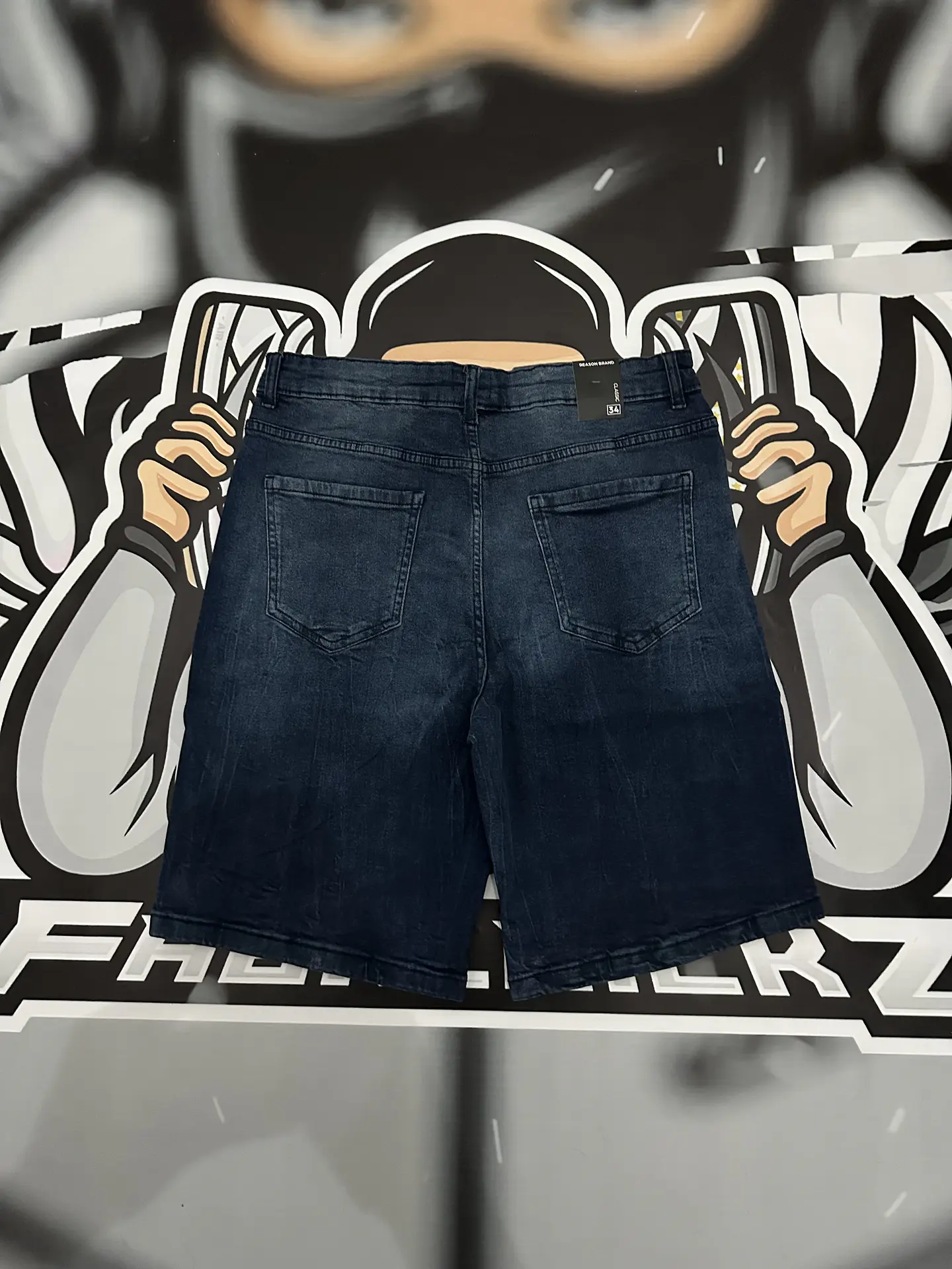 Short Fashion Nova Jeans worn blue 2