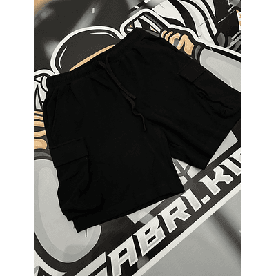 Short Fashion Nova cargo black cotton