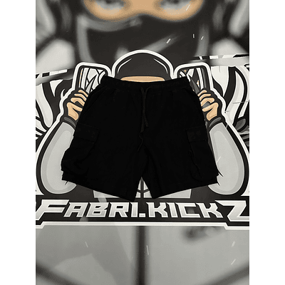 Short Fashion Nova cargo black cotton