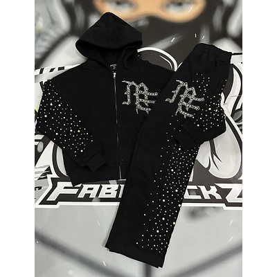 Mixed Emotion Conjunto Black ‘Pearl’ - Hoodie + pants