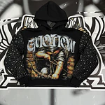 Mixed Emotion Archer Rhinestone Hoodie