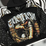 Mixed Emotion Archer Rhinestone Hoodie