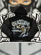 Mixed Emotion Fallen Angels Rhinestone Hoodie  - Miniatura 1