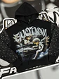Mixed Emotion Fallen Angels Rhinestone Hoodie  - Miniatura 2