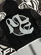 Mixed Emotion Fallen Angels Rhinestone Hoodie  - Miniatura 5