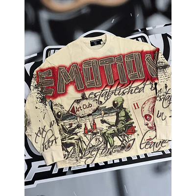 Mixed Emotion Cream ‘Art Club’ Long Sleeve