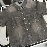 Mixed Emotion ‘Paisley’ grey Shirt
