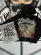 Mixed Emotion Black “Rhinestone” Hoodie  - Miniatura 5
