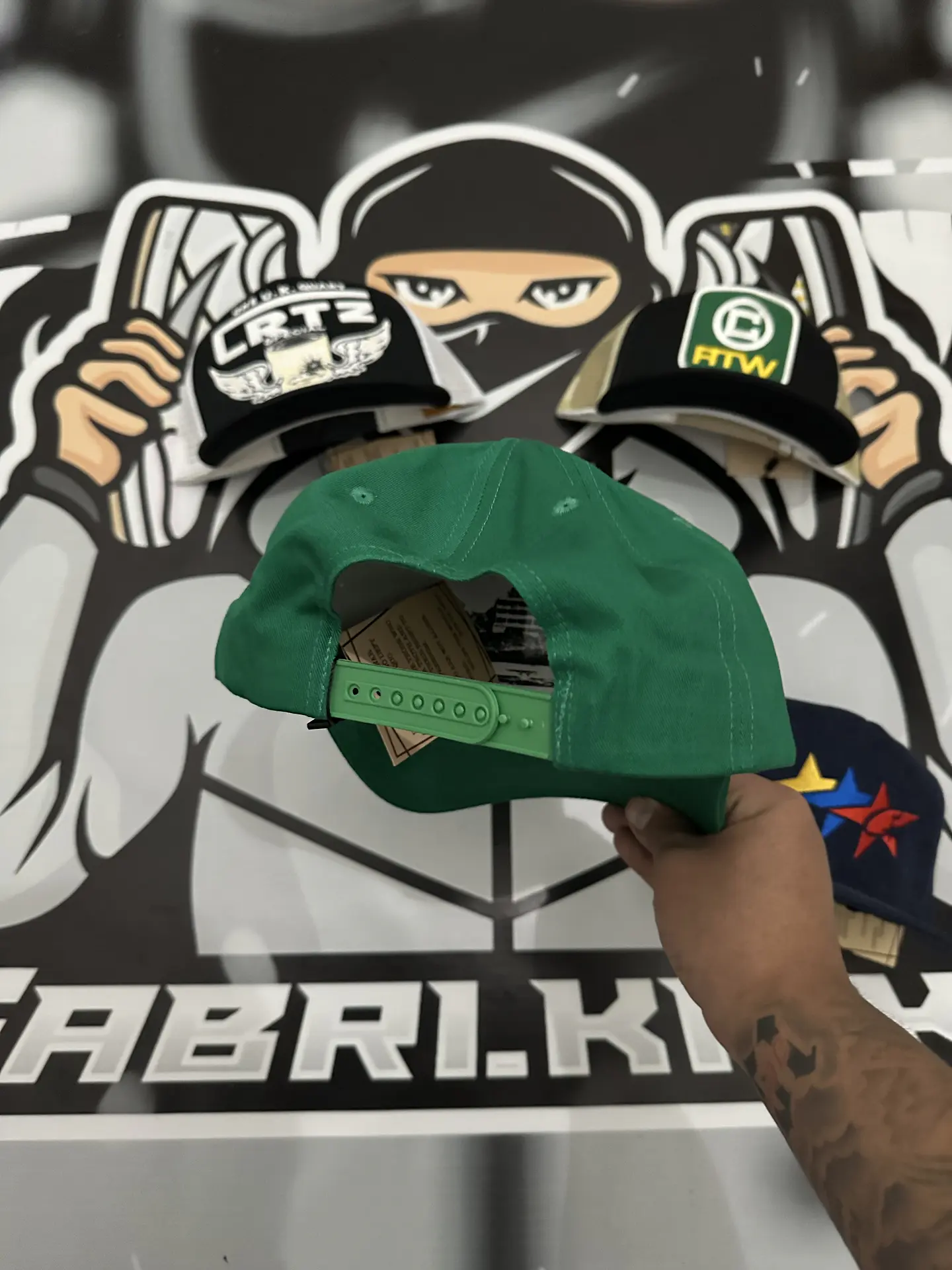 Gorro corteiz Trucker - verde  2