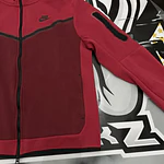 Nike Tech Full Zip - red wine USED