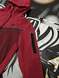 Nike Tech Full Zip - red wine USED - Miniatura 4