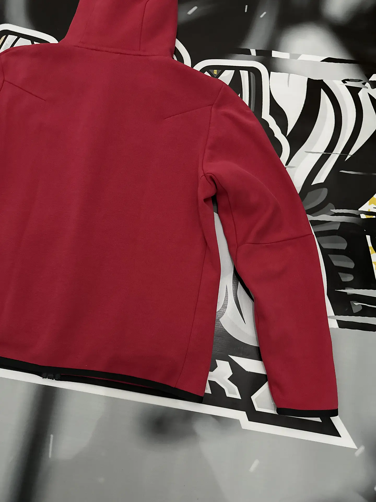 Nike Tech Full Zip - red wine USED 9