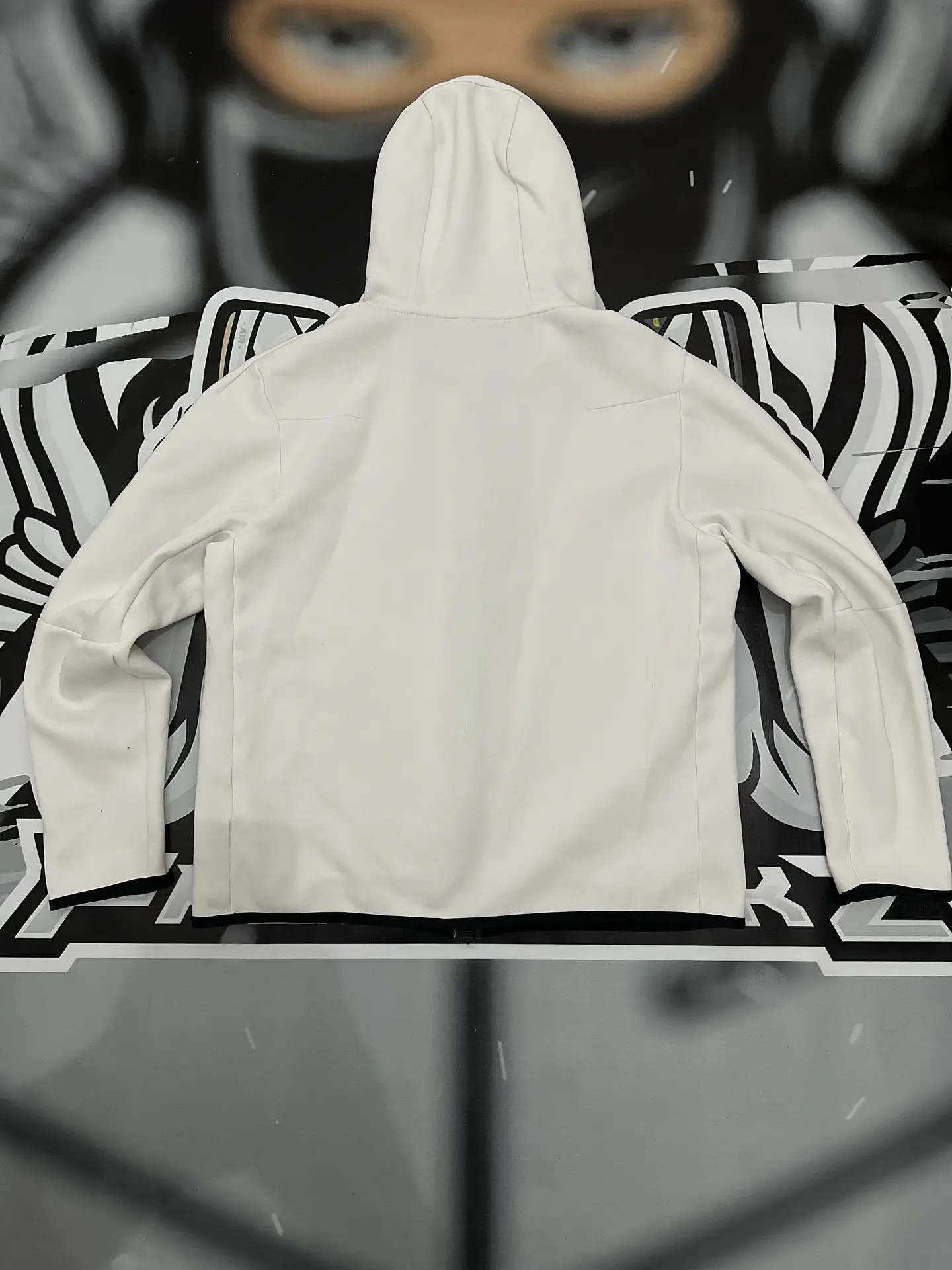 Nike Tech Full Zip - White USED 8