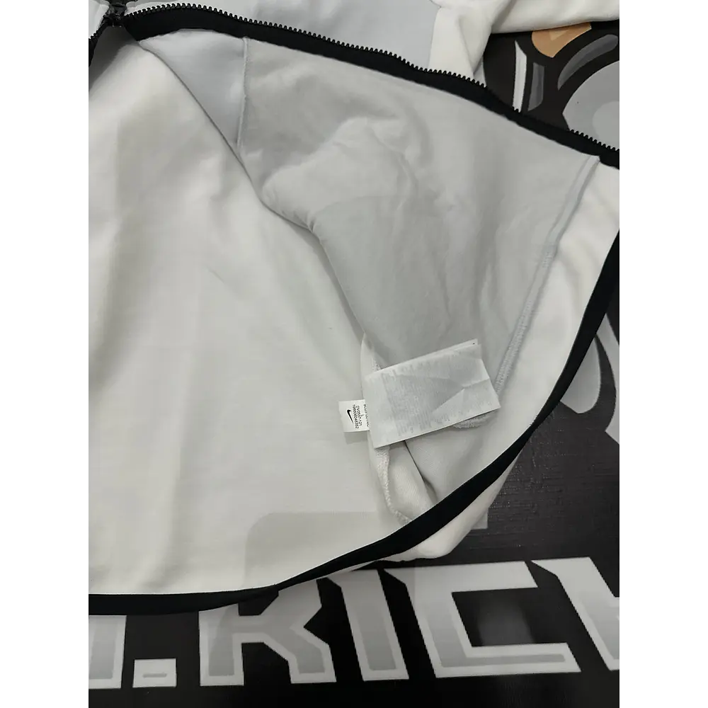 Nike Tech Full Zip - White/Pink and grey USED