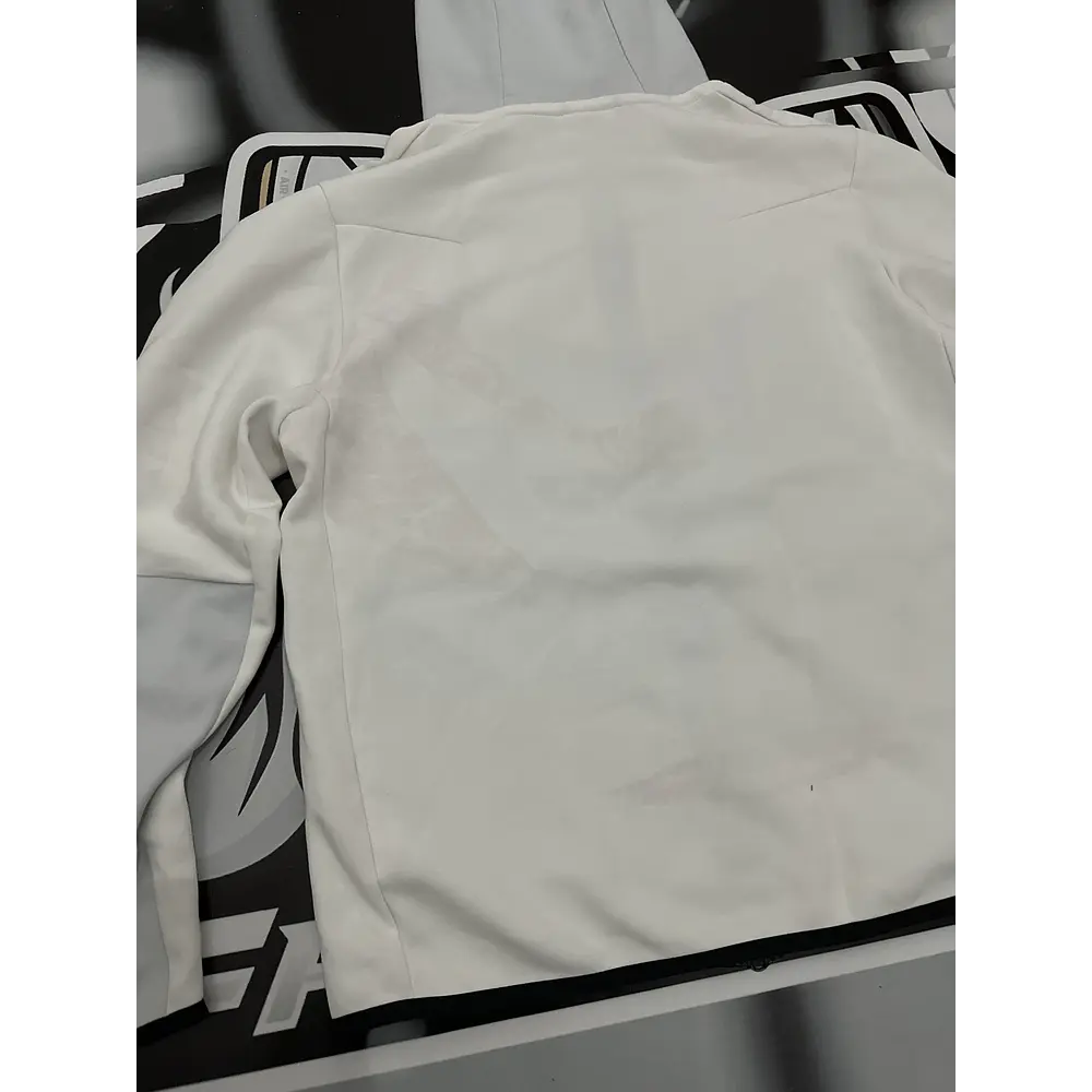 Nike Tech Full Zip - White/Pink and grey USED