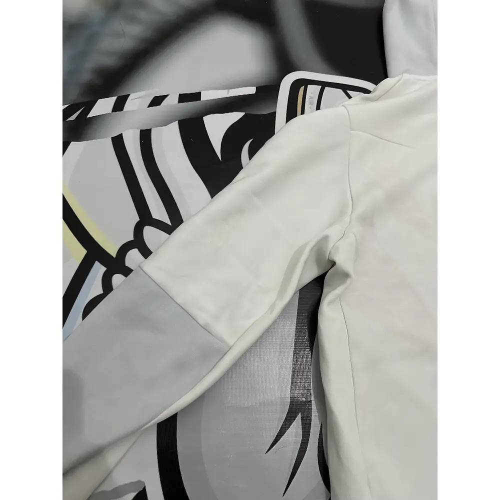 Nike Tech Full Zip - White/Pink and grey USED