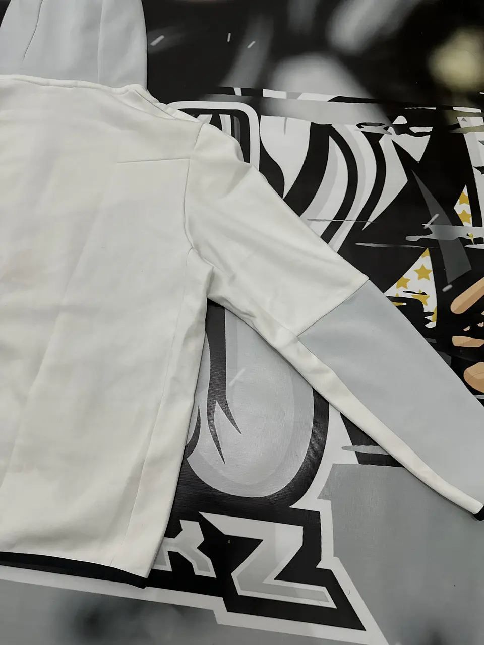 Nike Tech Full Zip - White/Pink and grey USED 13