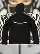 Nike Tech Fleece Reflective Full Zip Hoodie - Black/White - Miniatura 3