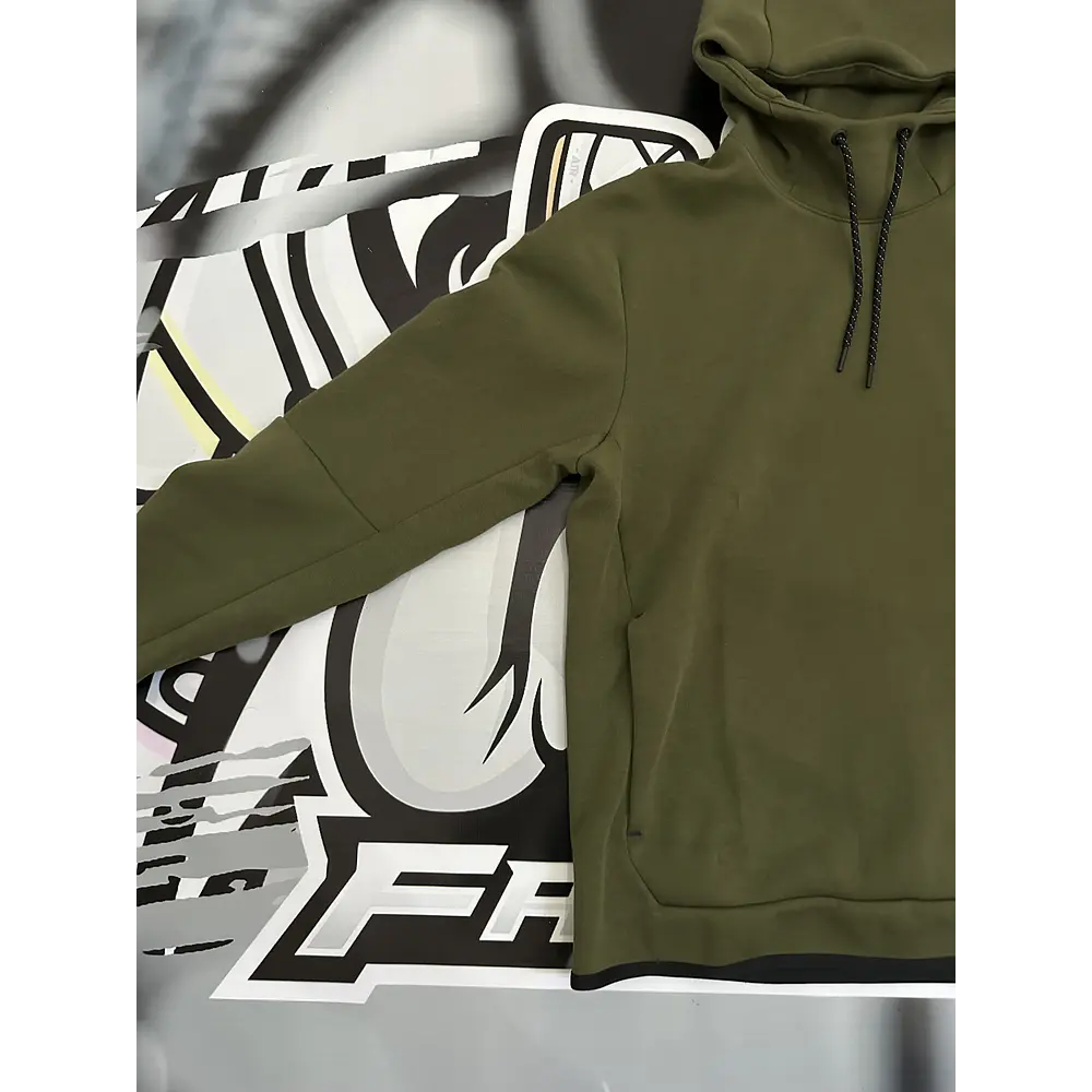 Nike Sportswear Tech Fleece Pullover Hoodie - Olive/Black x GatoradeUSED