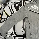 Nike Sportswear Tech Fleece Graphic Full-Zip Hoodie - Grey USED