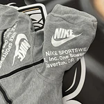 Nike Sportswear Tech Fleece Graphic Full-Zip Hoodie - Grey USED