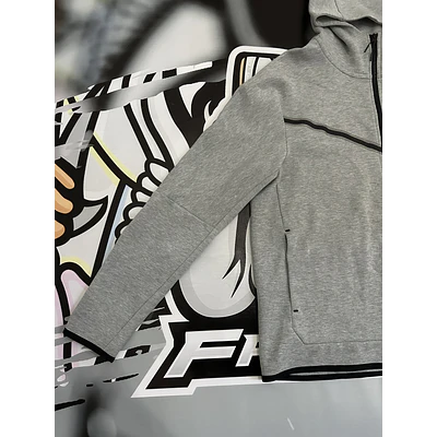 Nike Sportswear Tech Fleece Full-Zip Hoodie - Dark Grey Heather USED
