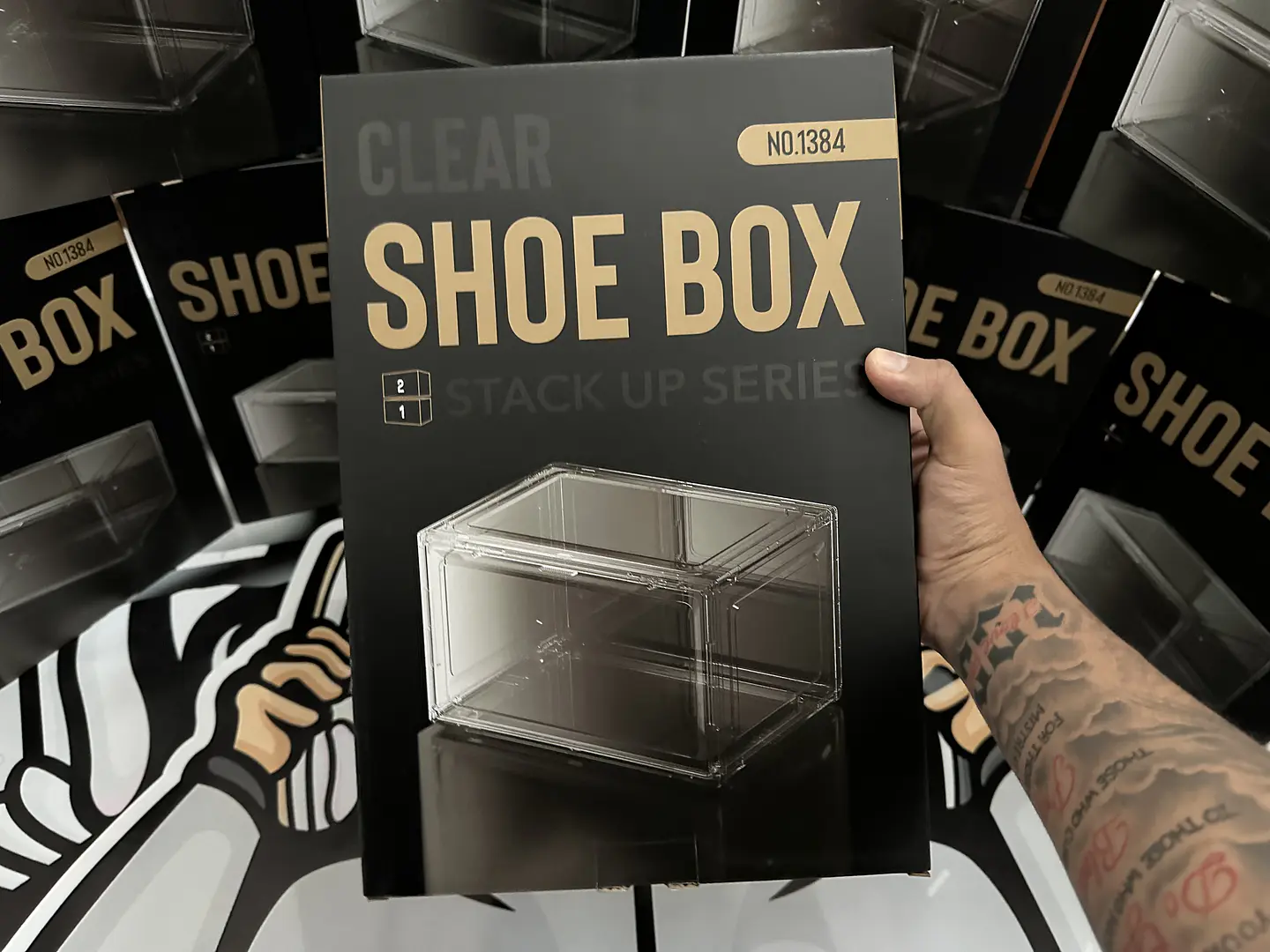 Clear Shoe Box - Fabrikickz 1