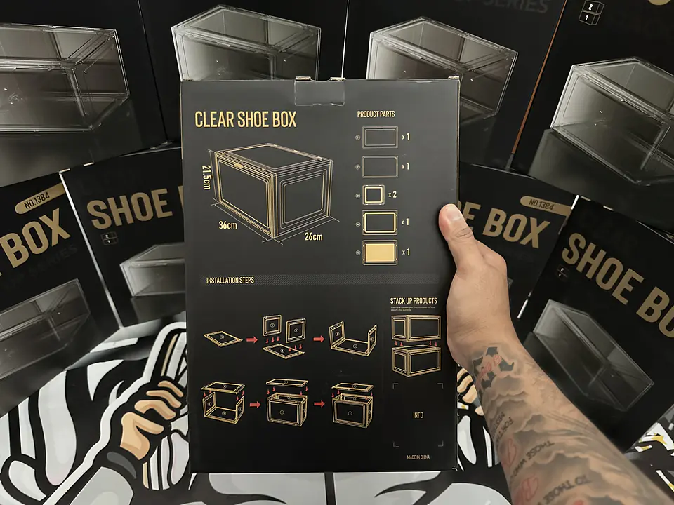 Clear Shoe Box - Fabrikickz 13