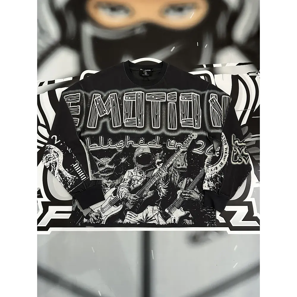 Mixed Emotion Black Astro Long Sleeve