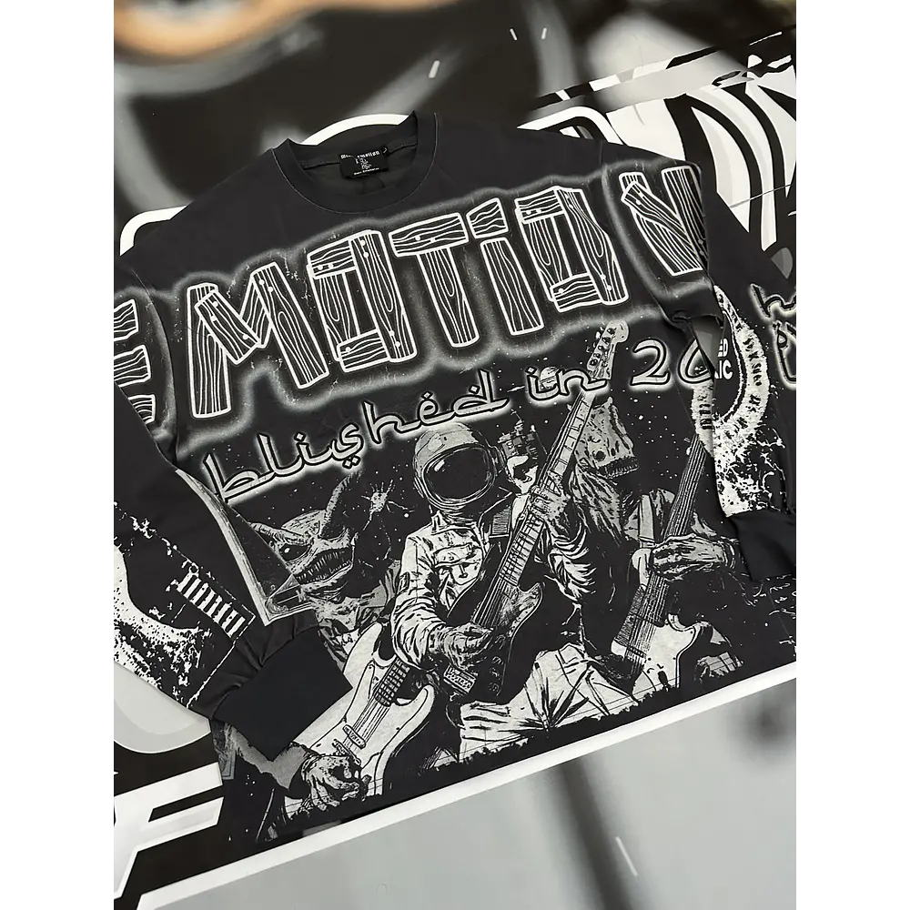 Mixed Emotion Black Astro Long Sleeve