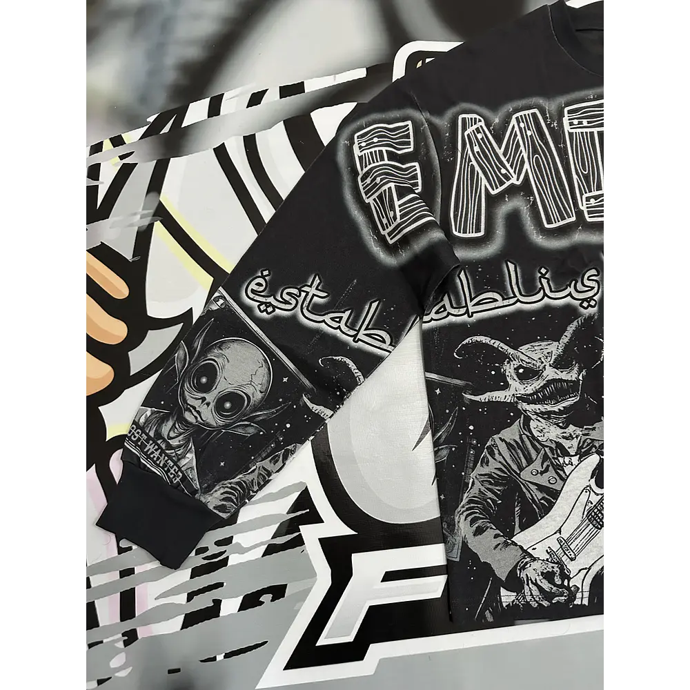 Mixed Emotion Black Astro Long Sleeve