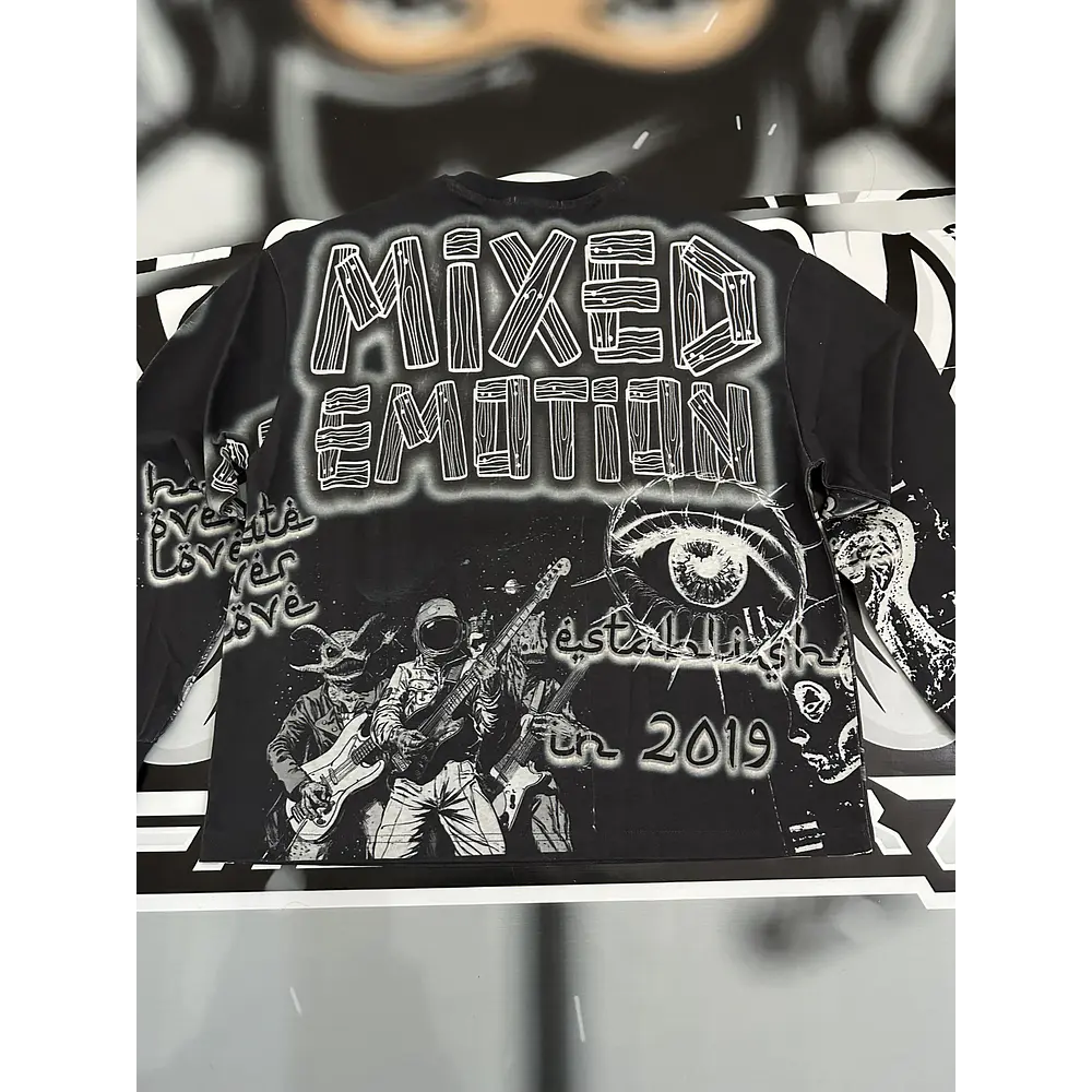 Mixed Emotion Black Astro Long Sleeve