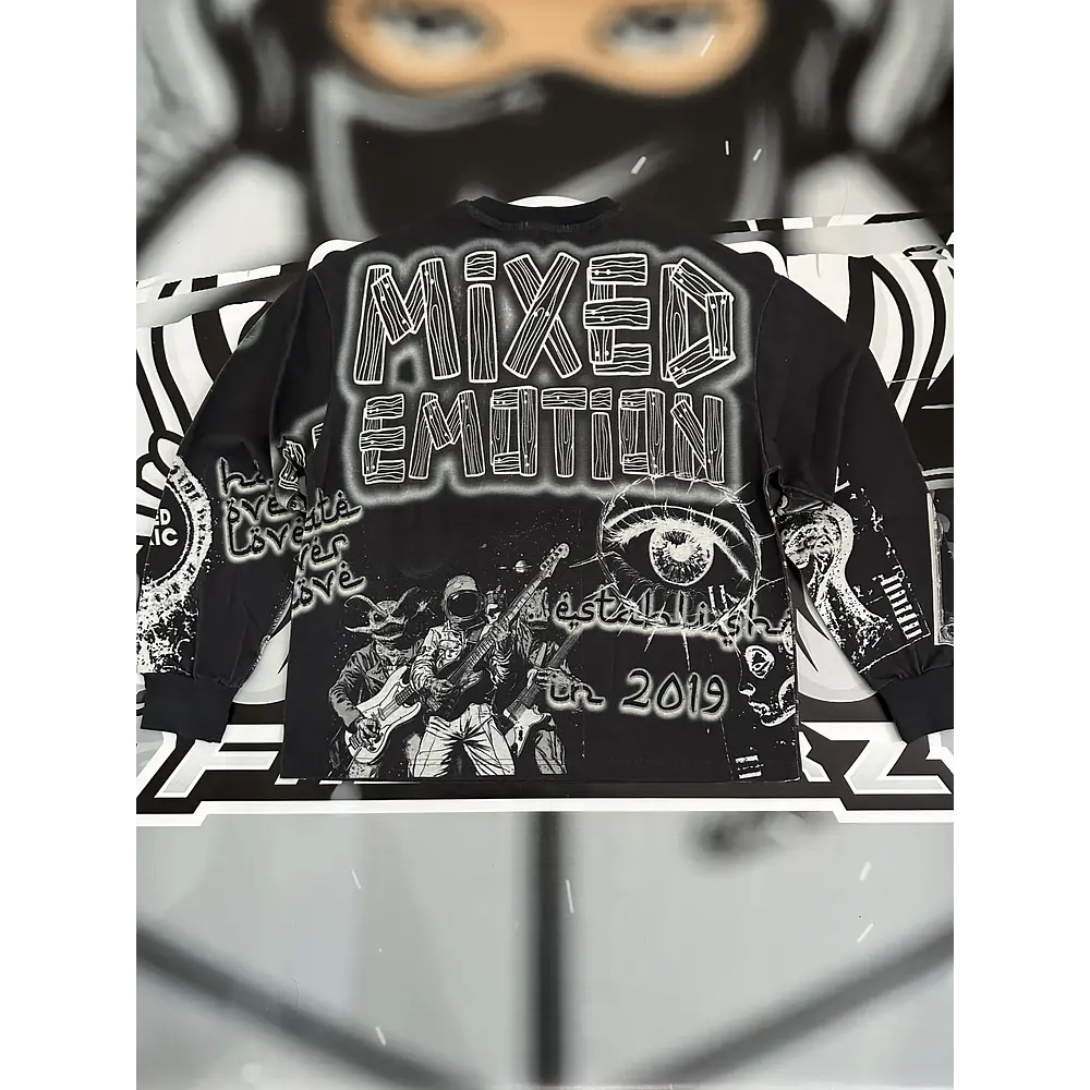 Mixed Emotion Black Astro Long Sleeve