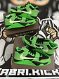 Jordan CJ1 T-Rexx Travis scott Green Spark  - Miniatura 7
