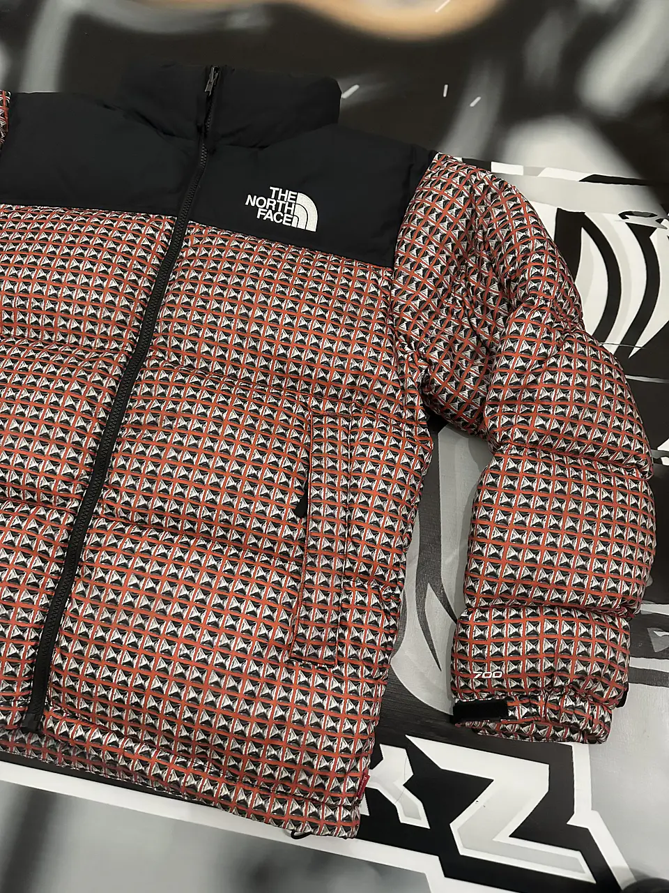 Supreme The north Face Nuptse Jacket Red  6