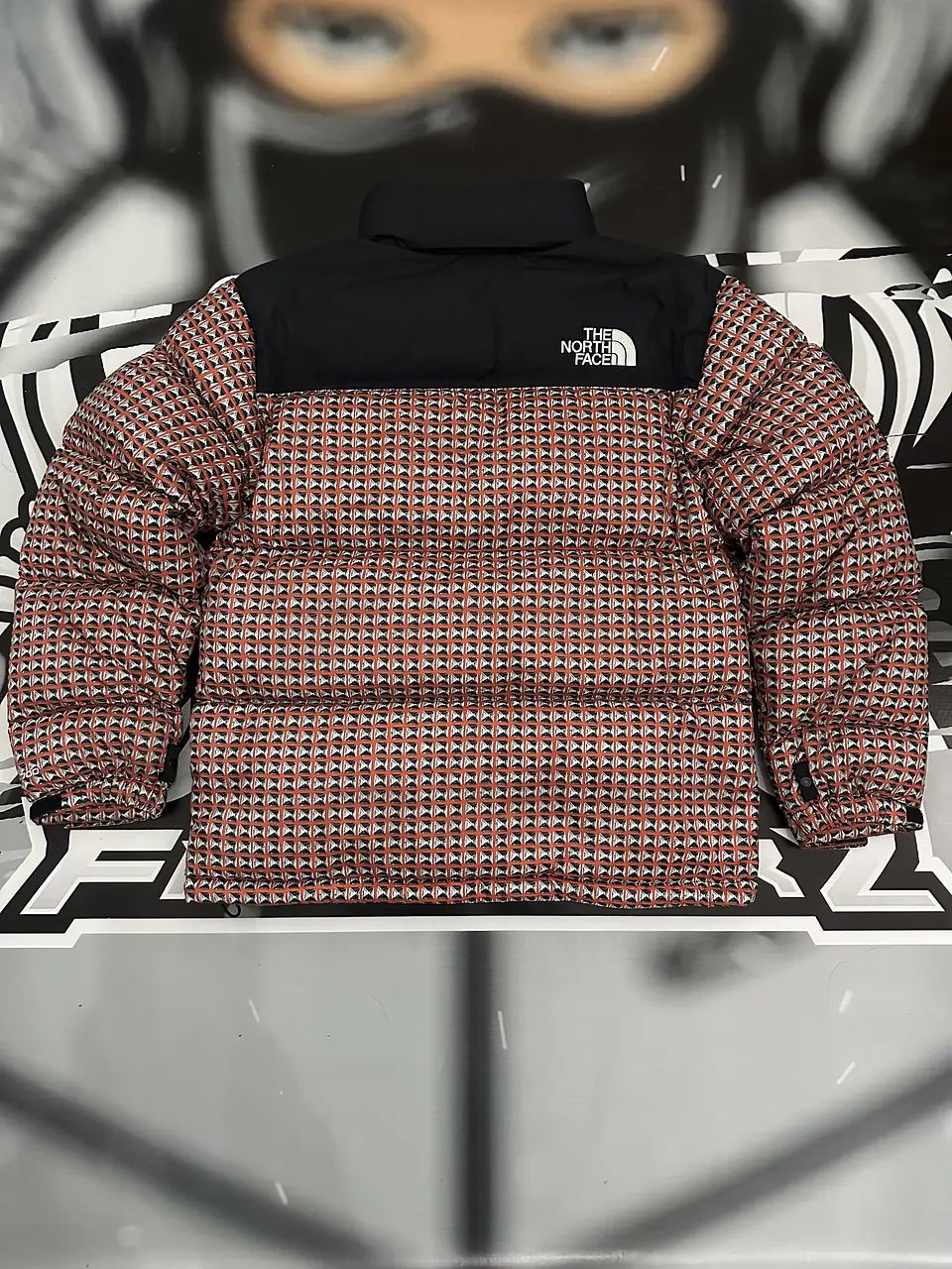 Supreme The north Face Nuptse Jacket Red  8