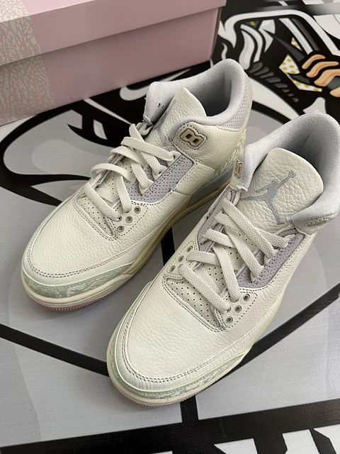 Air Jordan retro 3 Sail Jade aura 