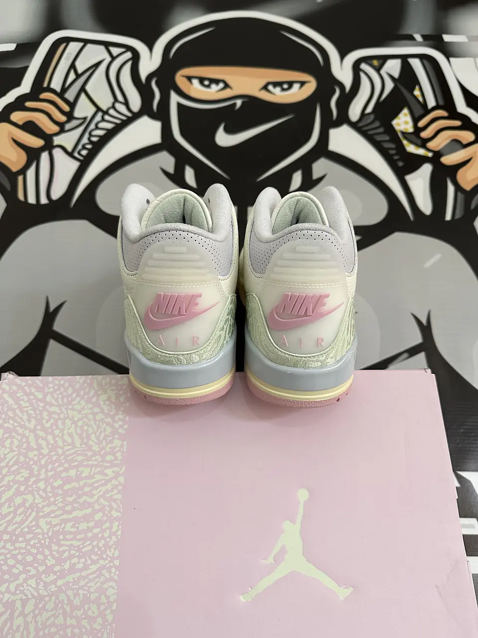 Air Jordan retro 3 Sail Jade aura  4