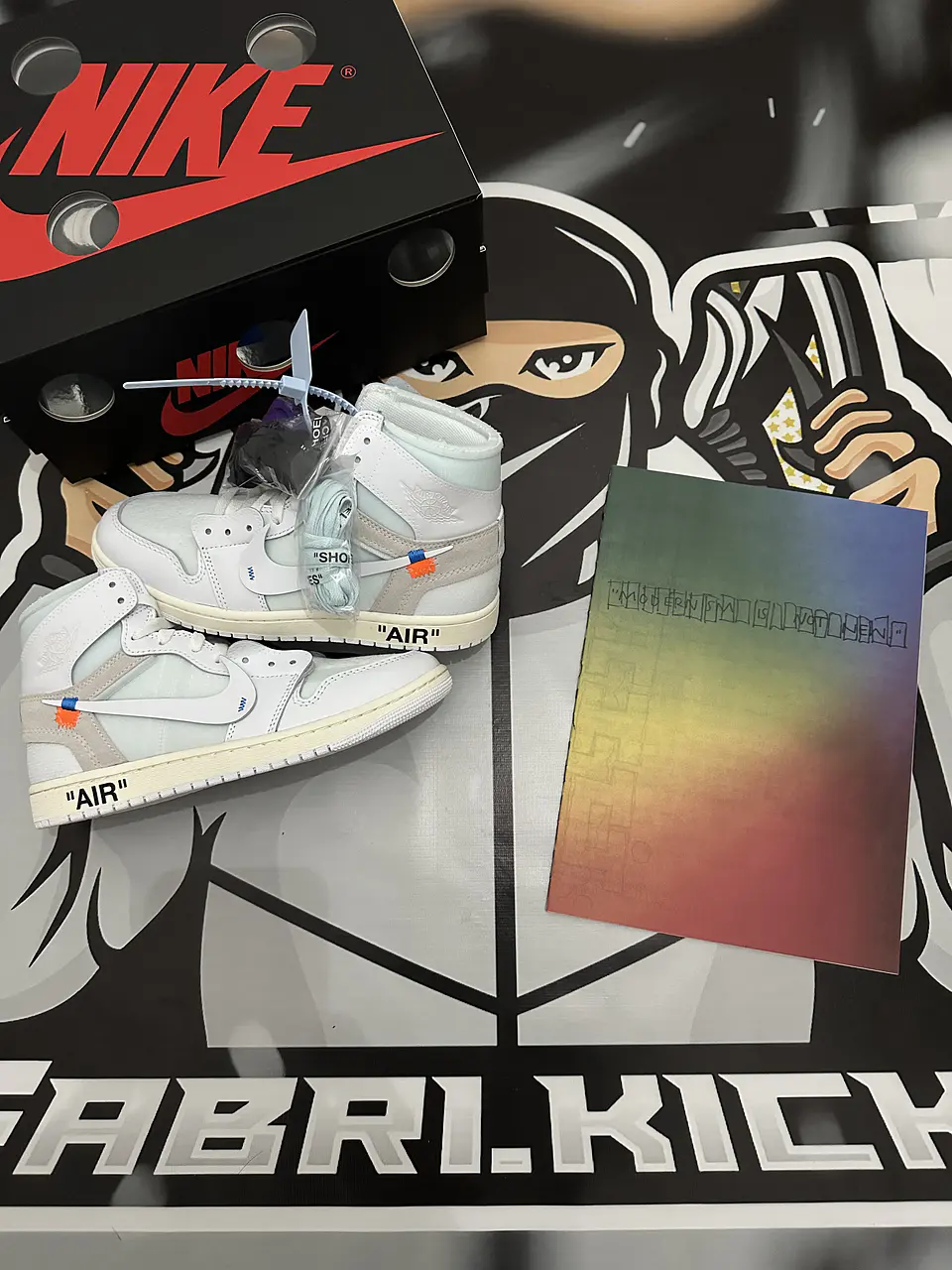 Jordan 1 Retro High OG x Virgil Abloh Archive ‘Alaska’  6