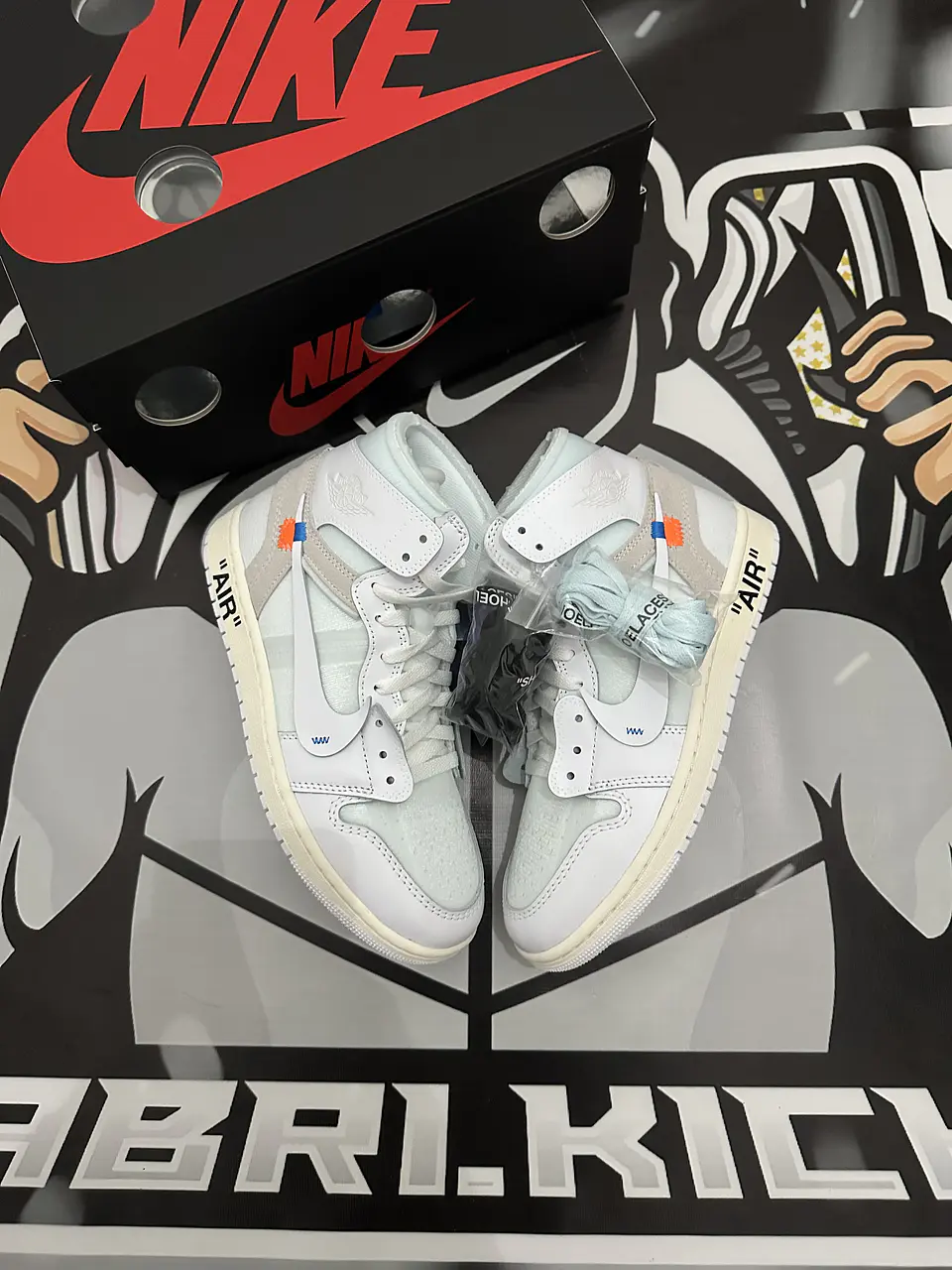 Jordan 1 Retro High OG x Virgil Abloh Archive ‘Alaska’  1