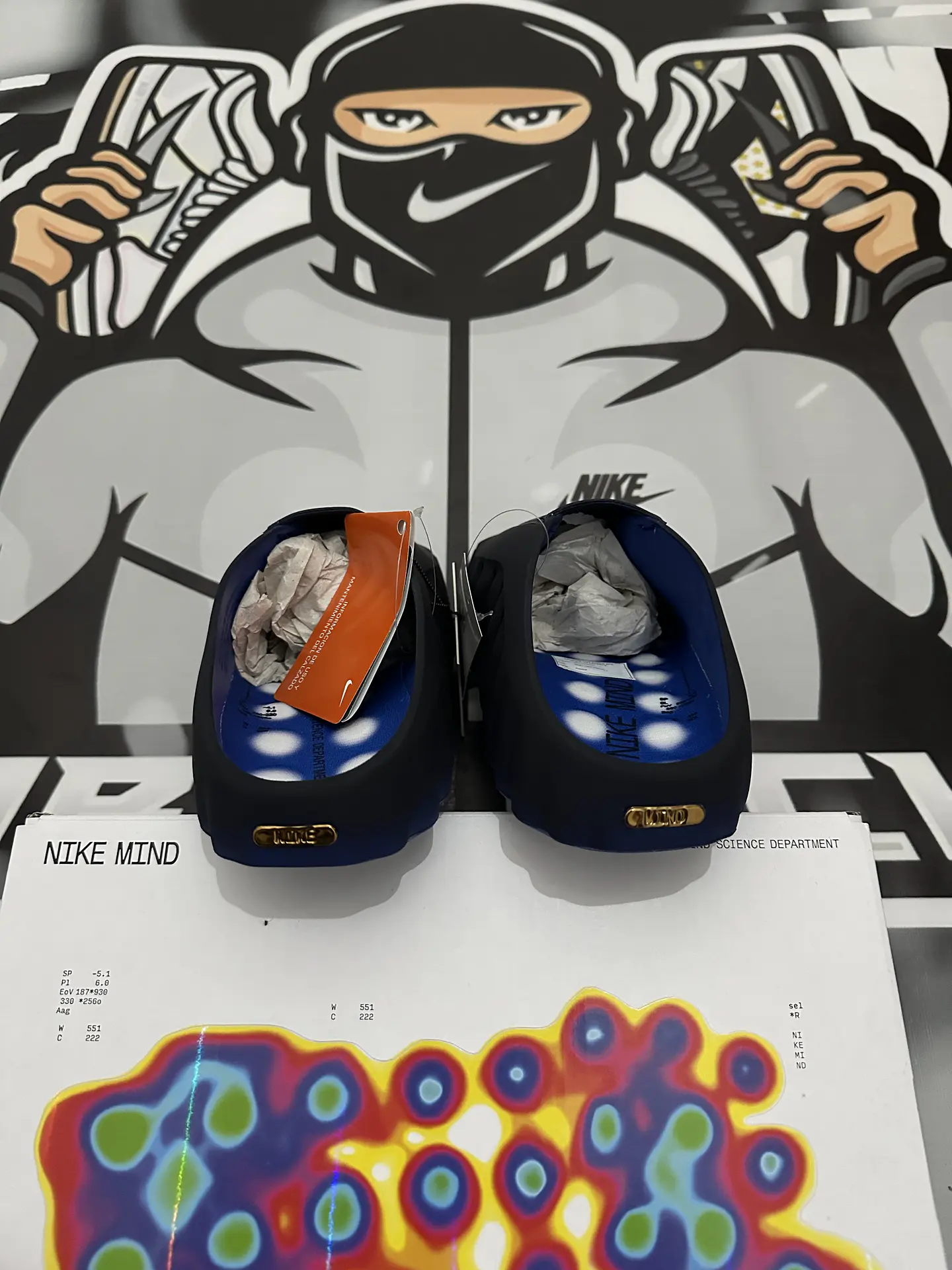 Nike Mind 001 Black Blue royal  4